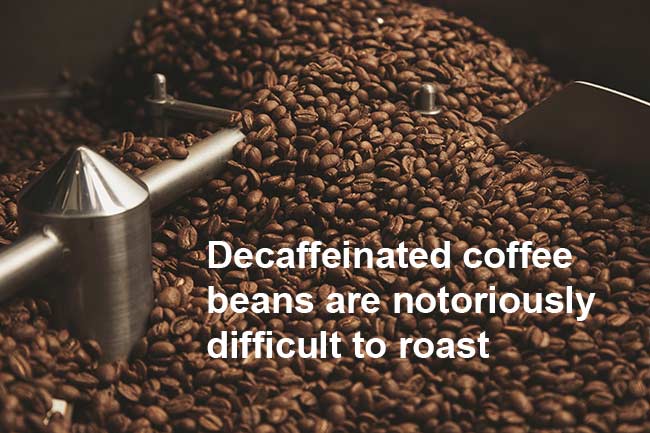 Roasting Decaf Coffee